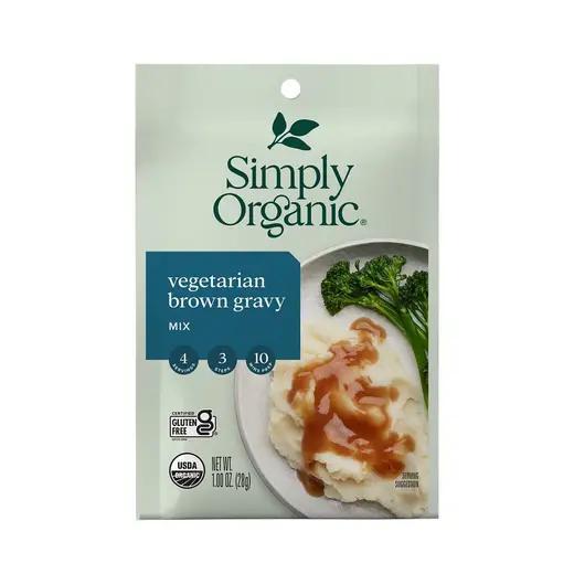 Simply Organic - Vegetarian Brown Gravy Seasoning Mix 1.0 oz - 18956