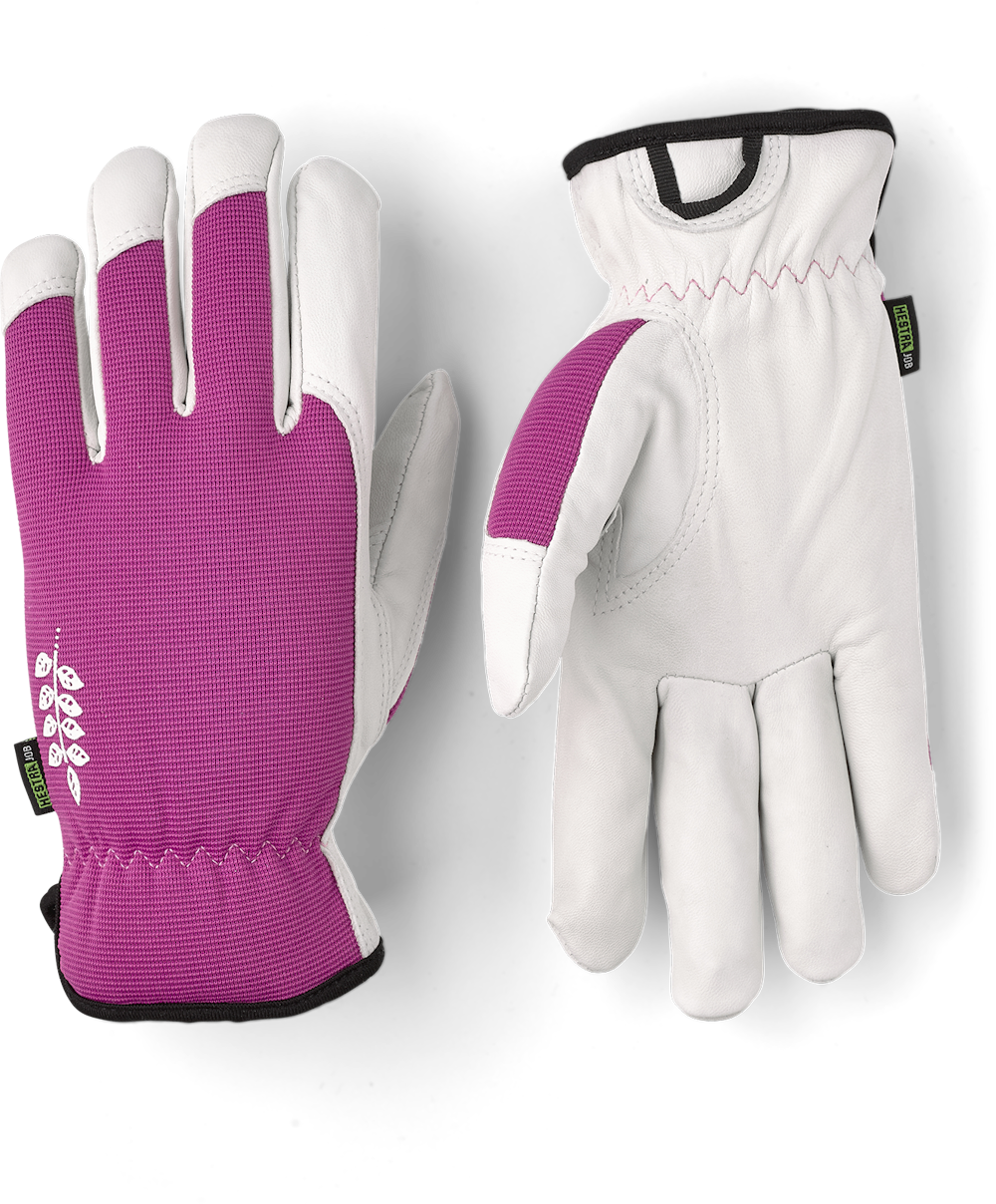 Hestra Gloves - Kobalt Garden - Fuchsia - Size 9 - 73180-930-09
