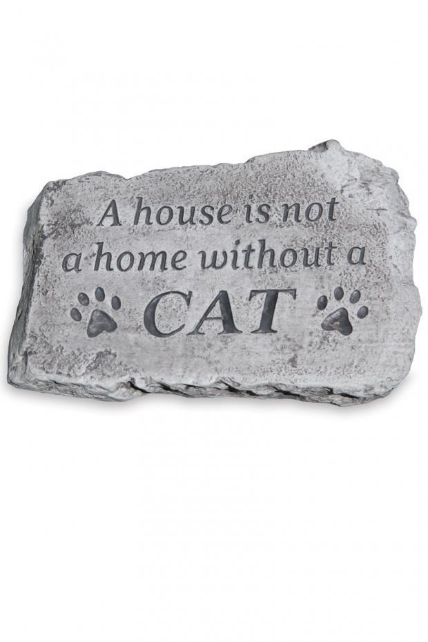 Massarelli's - 10" Stone A House Is Not A Home Without A Cat 1838