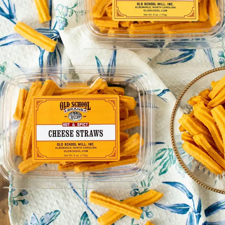Old School Brand - Hot & Spicy Cheese Straws 6oz DISSVF
