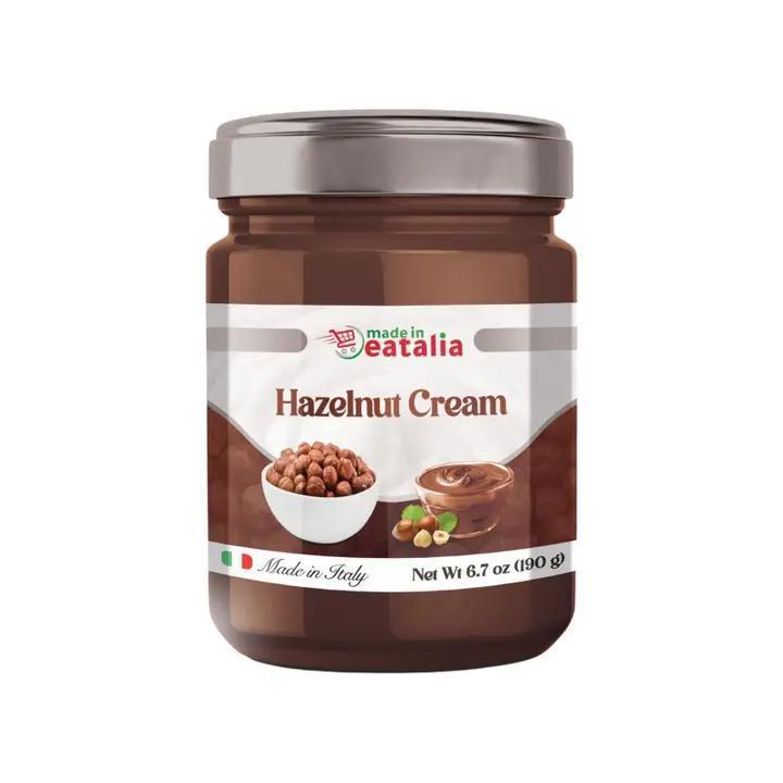 Made in Eatalia - Hazelnut Cream – Smooth & Rich Italian Spread 6.7 oz