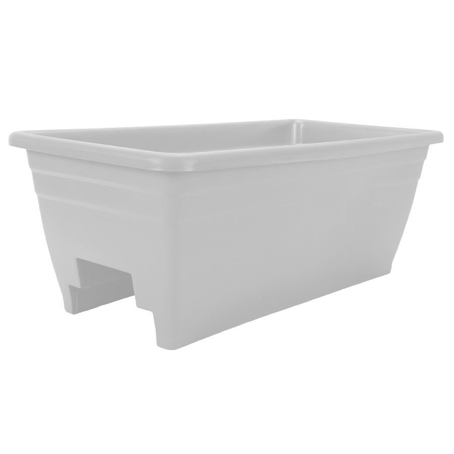 HC 24" Deck Rail Box Planter in White 80282343