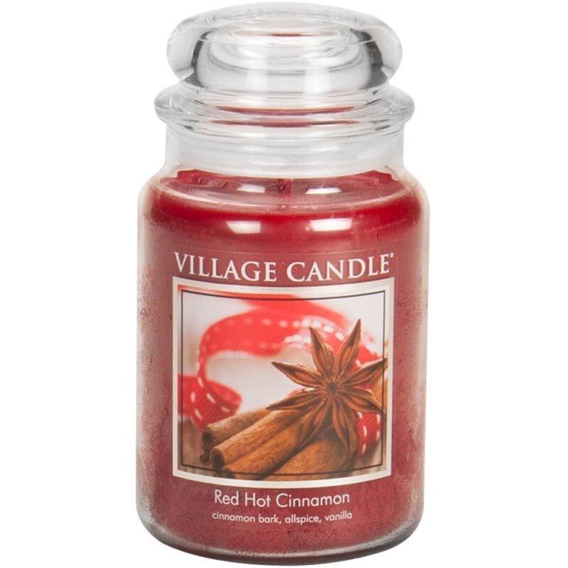 Stonewall Kitchen - Village Candle - Red Hot Cinnamon Candle Large Dome 21.25 oz - 4260059