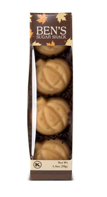Ben's Sugar Shack - Pumpkin Maple Candy 4 Pack 1.5 oz - BBPK4P