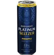 Budlight Platinum Seltzer - Pineapple - 25 oz Can - 1006674