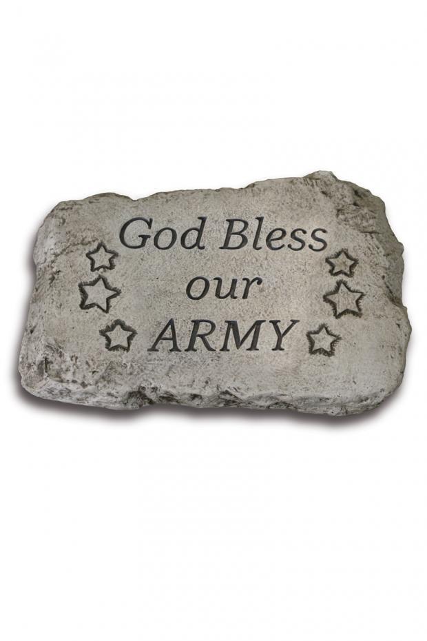 Massarelli's - 10" Stone God Bless Our Army 1850