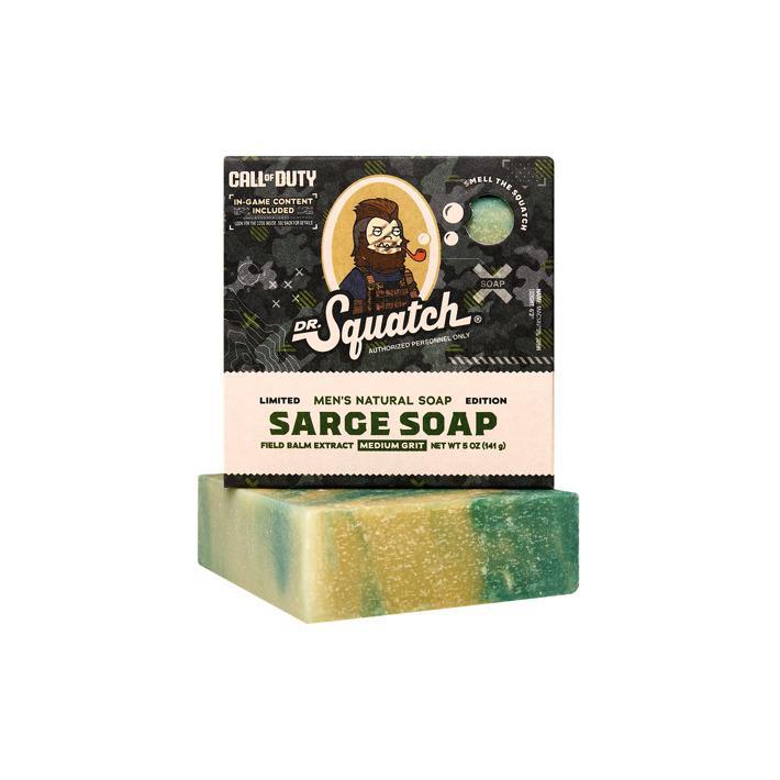 Dr. Squatch - Call of Duty - Sarge Soap Bar Soap 5 oz - WH-BAR-SAR-01