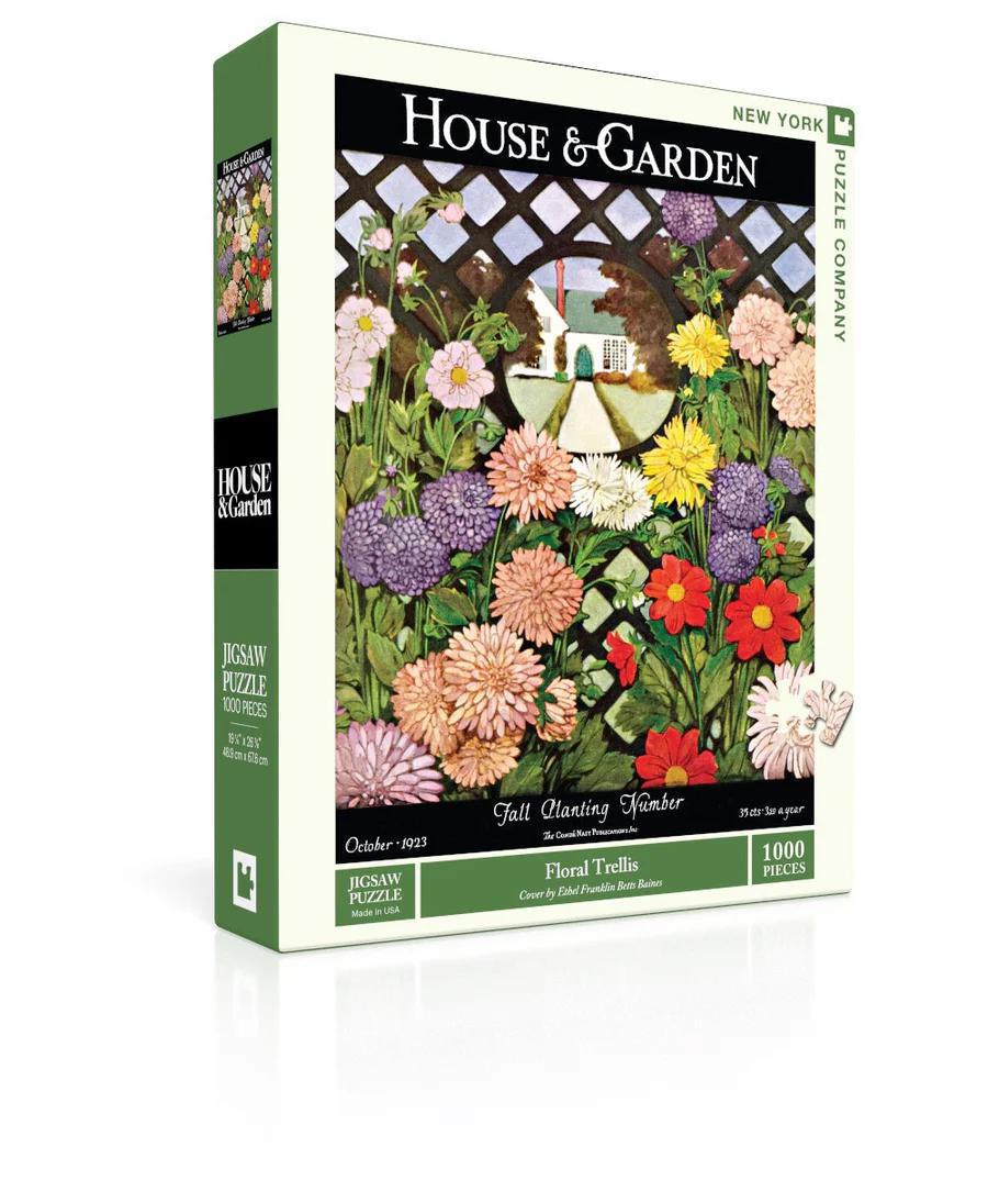 New York Puzzle Company - Floral Trellis NPZHG2116