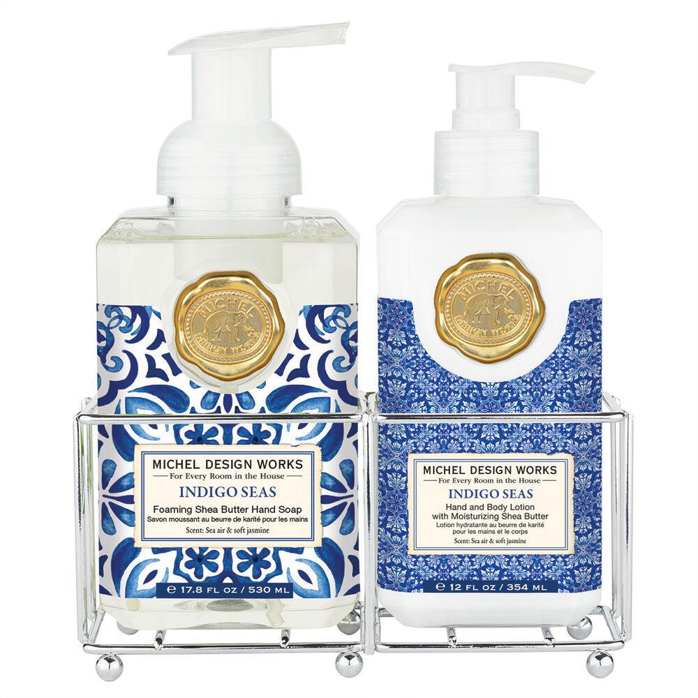 Stonewall Kitchen - Michel Design Works - Indigo Seas Hand Care Caddy 17.8 / 12 oz - 846438