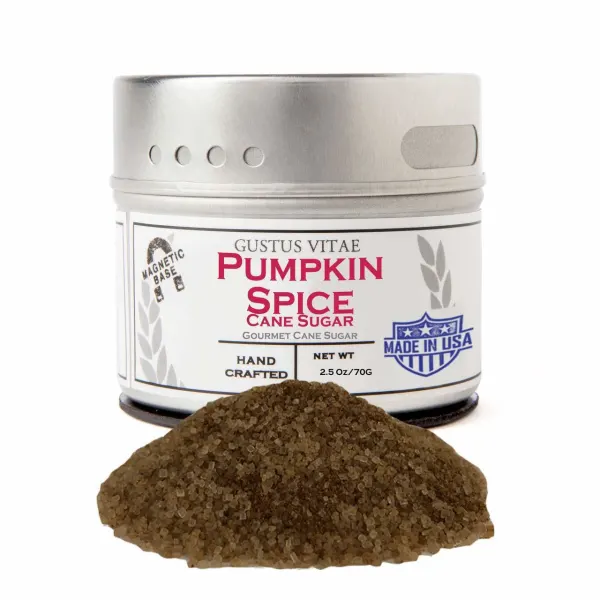 Gustus Vitae Pumpkin Spice Cane Sugar Tin