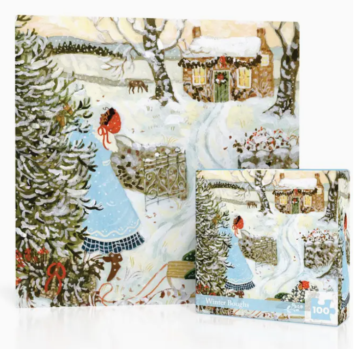 New York Puzzle Company - Winter Boughs Mini - NPZLP2552