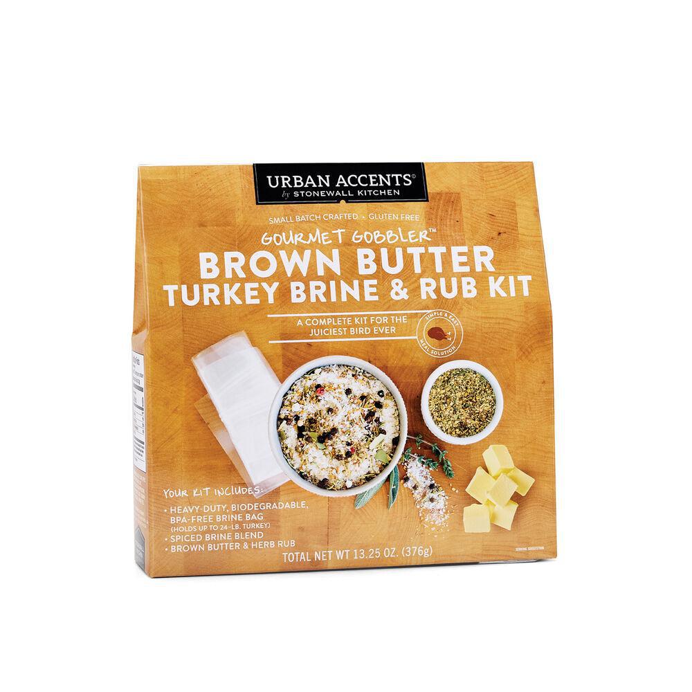 Stonewall Kitchen - Urban Accents - Gourmet Gobbler Brown Butter Turkey Brine & Rub Kit 13.25 oz - 371934