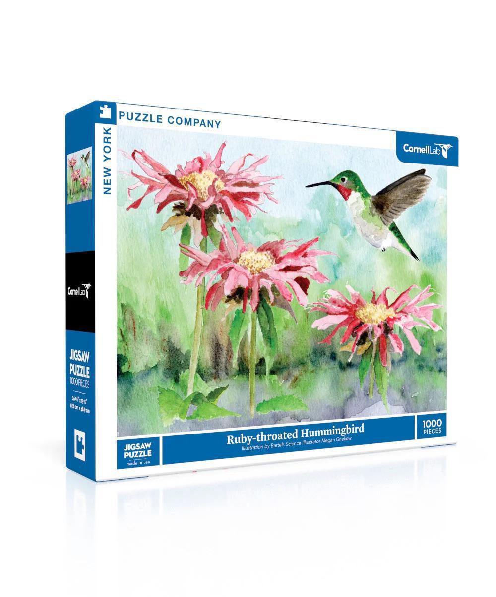 New York Puzzle Company - Ruby-throated Hummingbird - NPZCB2536