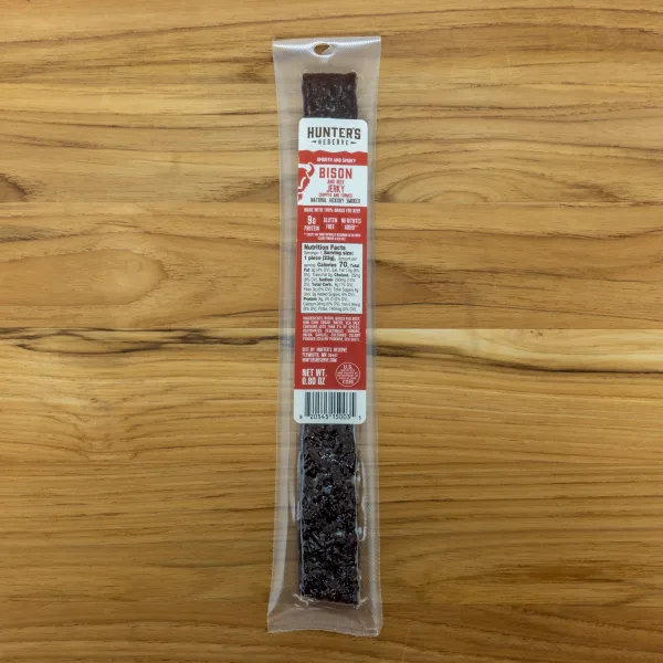 Hunter's Reserve - Bison .8 oz Jerky Strips - JS5150035