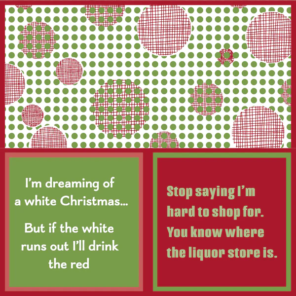 Drinks On Me: Napkins: Xmas hard to shop of 20, 7058