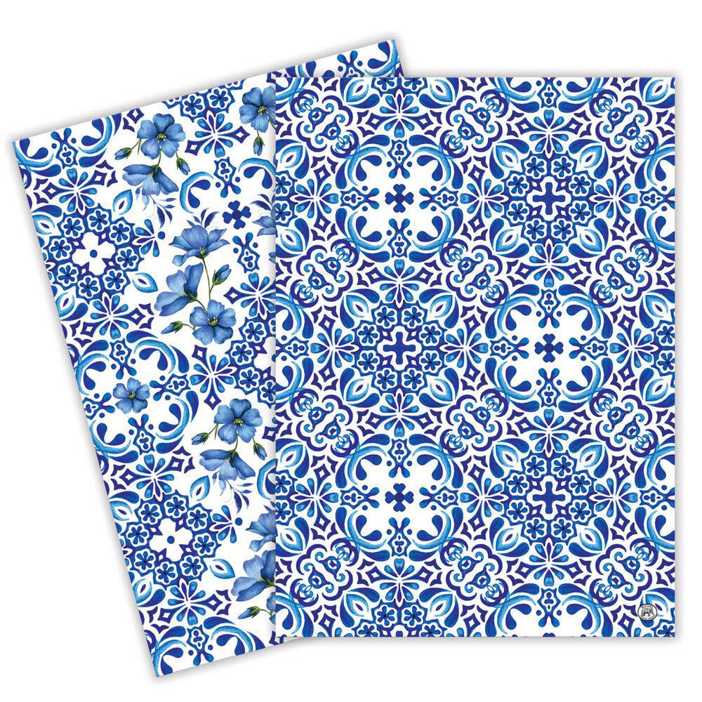 Michel Design Works - Indigo Seas Kitchen Towels Set of 2 - 830438