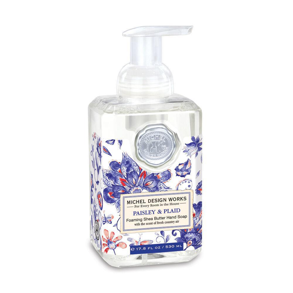 Michel Design Works - Paisley & Plaid Foaming Soap FOA373 DISVEN