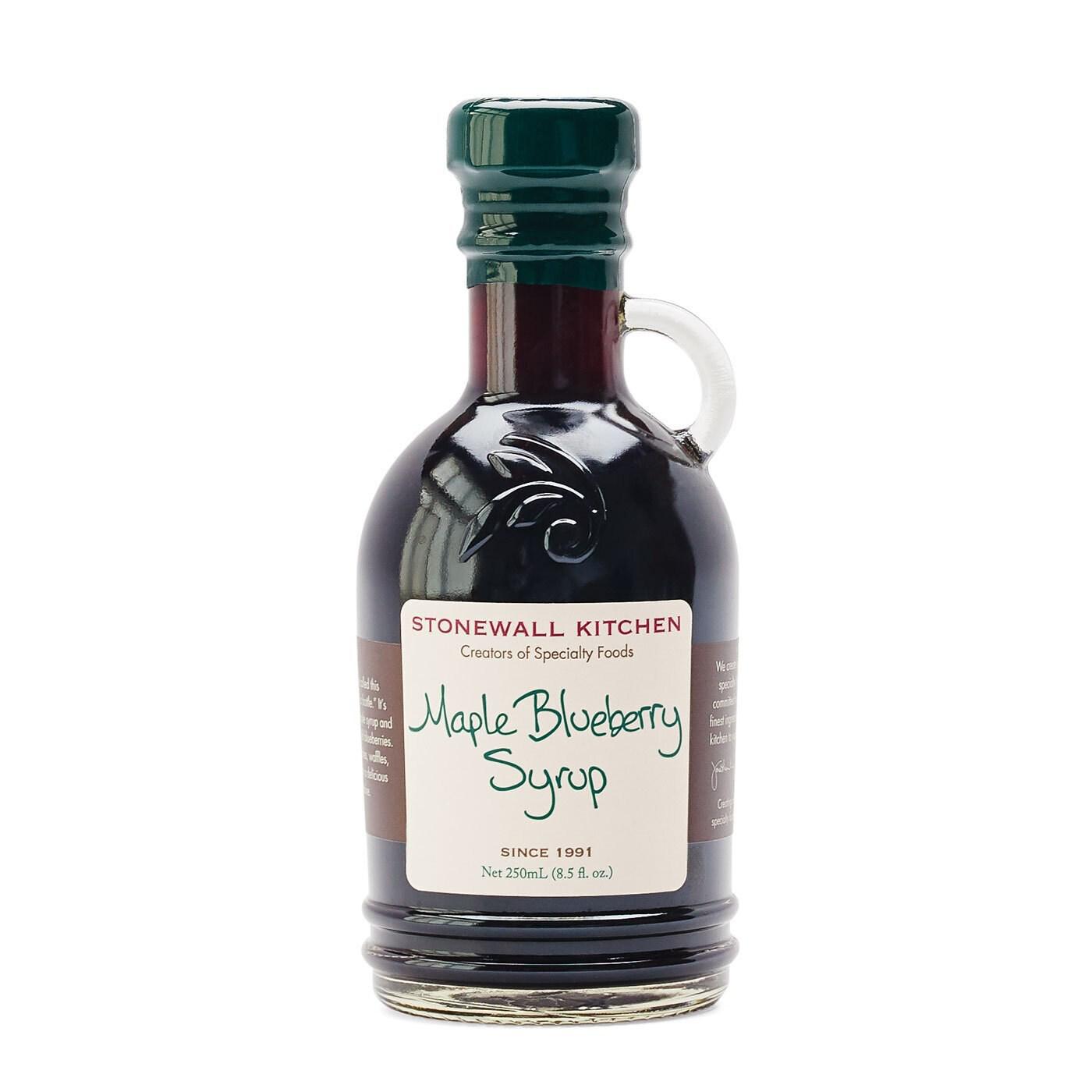 Stonewall Kitchen Maple Blueberry Syrup - 8.5 fl. oz Bottle 170812 DISCOSVF