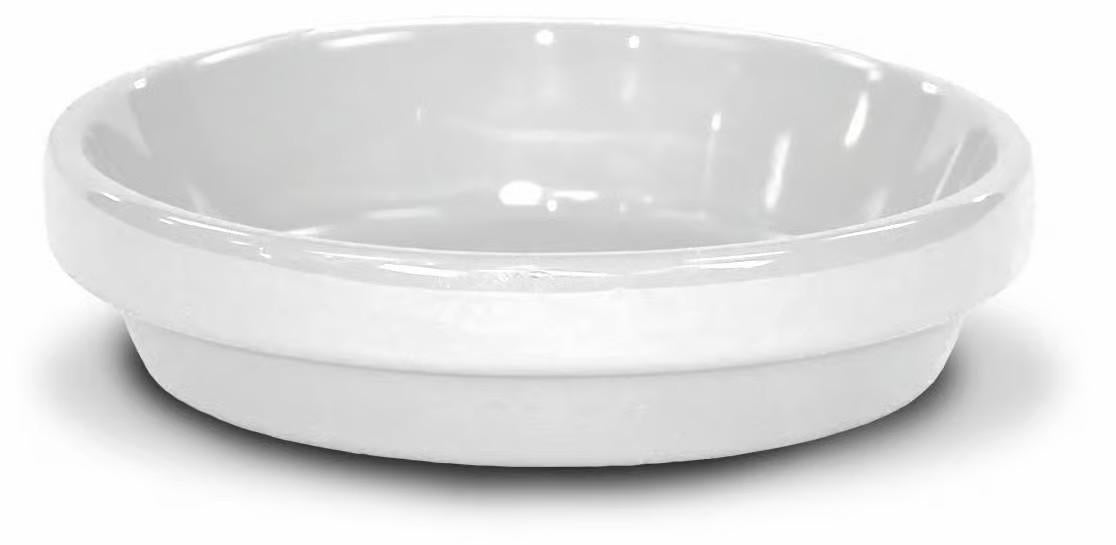 Ceramo Standard Saucer - 6" White for 6" Standard Pot PCSA-6-W