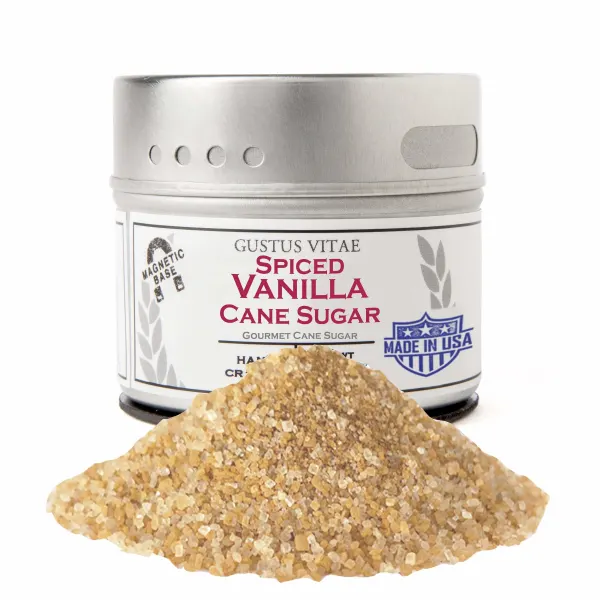 Gustus Vitae Spiced Vanilla Cane Sugar - Tin DISSVF