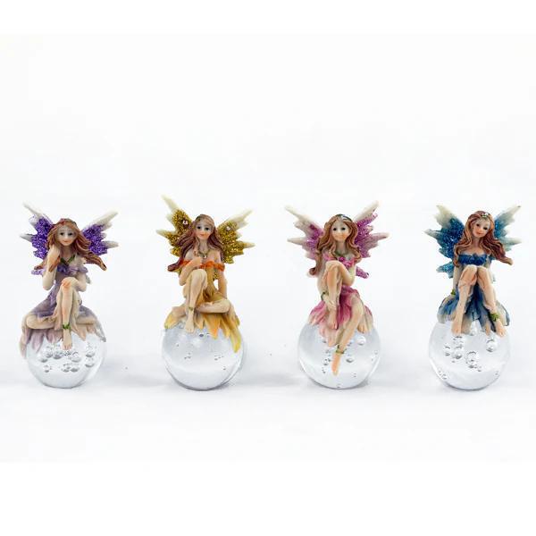 Land & Sea - 3.5" Fairy on Gazing Ball - FA23