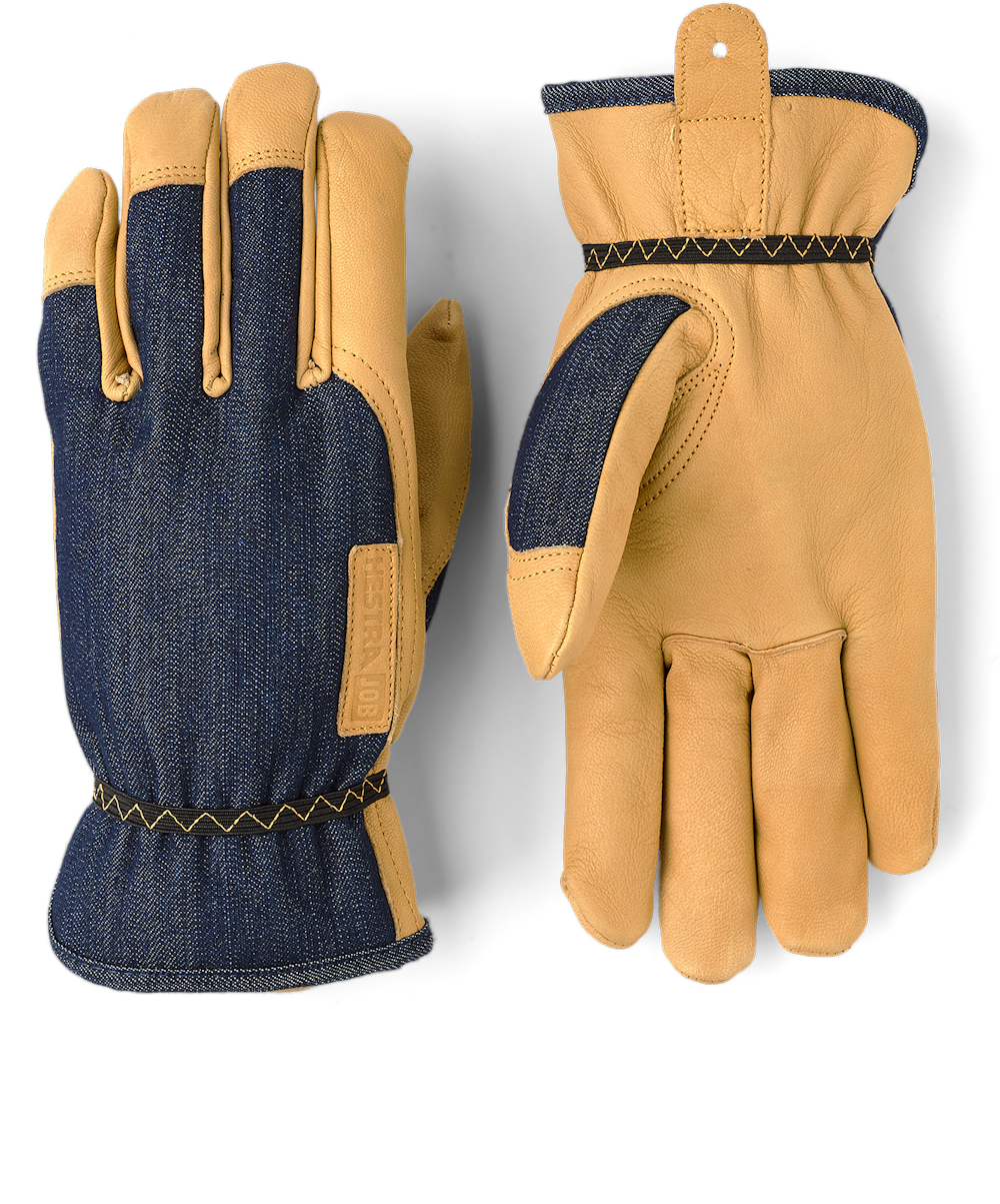 Hestra Gloves - Kobolt Denim Indigo Size 8 - 73400-271-08