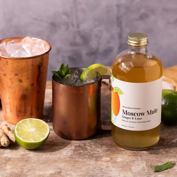 Wood Stove Kitchen - Paloma (Grapefruit & Lime) Cocktail and Mocktail Mixer 16 oz