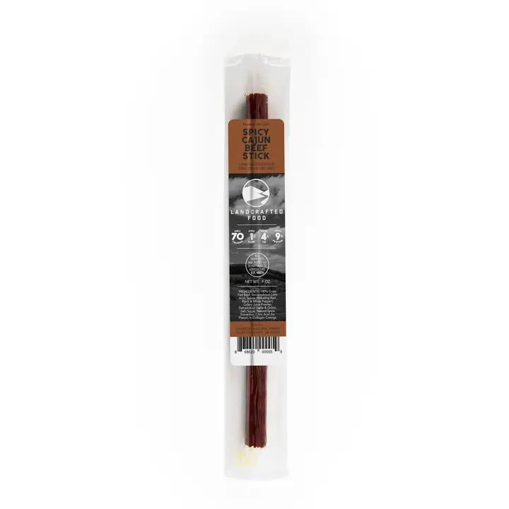 Landcrafted Food - Spicy Cajun Smoked Beef Stick .9 oz
