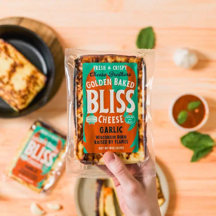 Cheese Brothers - Garlic Golden Baked Bliss Cheese 8 oz - CB130