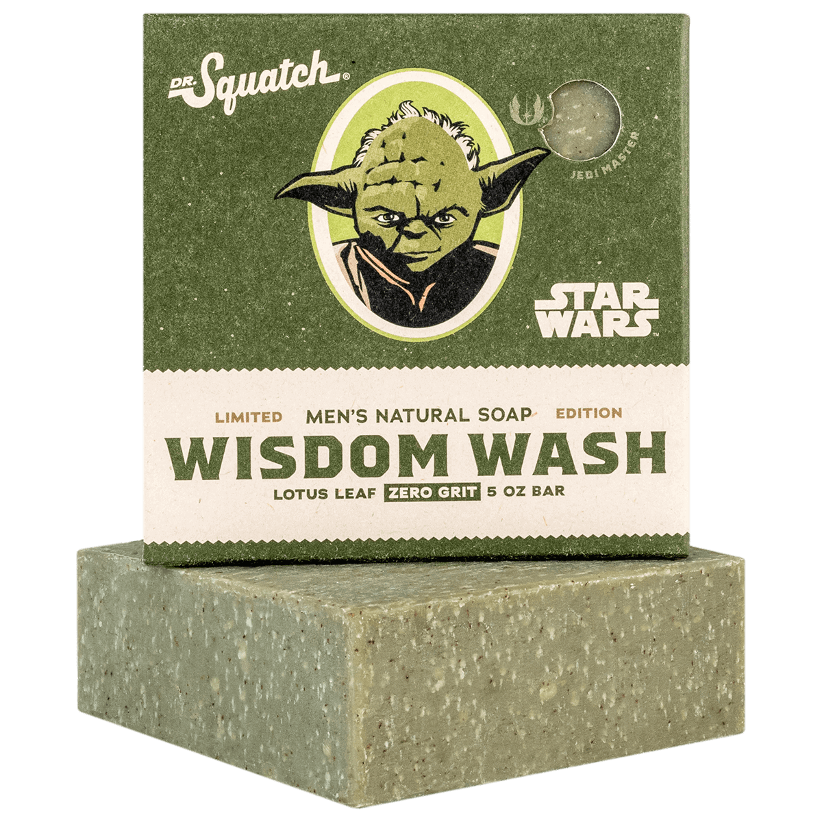 Dr. Squatch - Star Wars Collection I - Wisdom Wash 5 oz Bar Soap - BAR-WDW-01