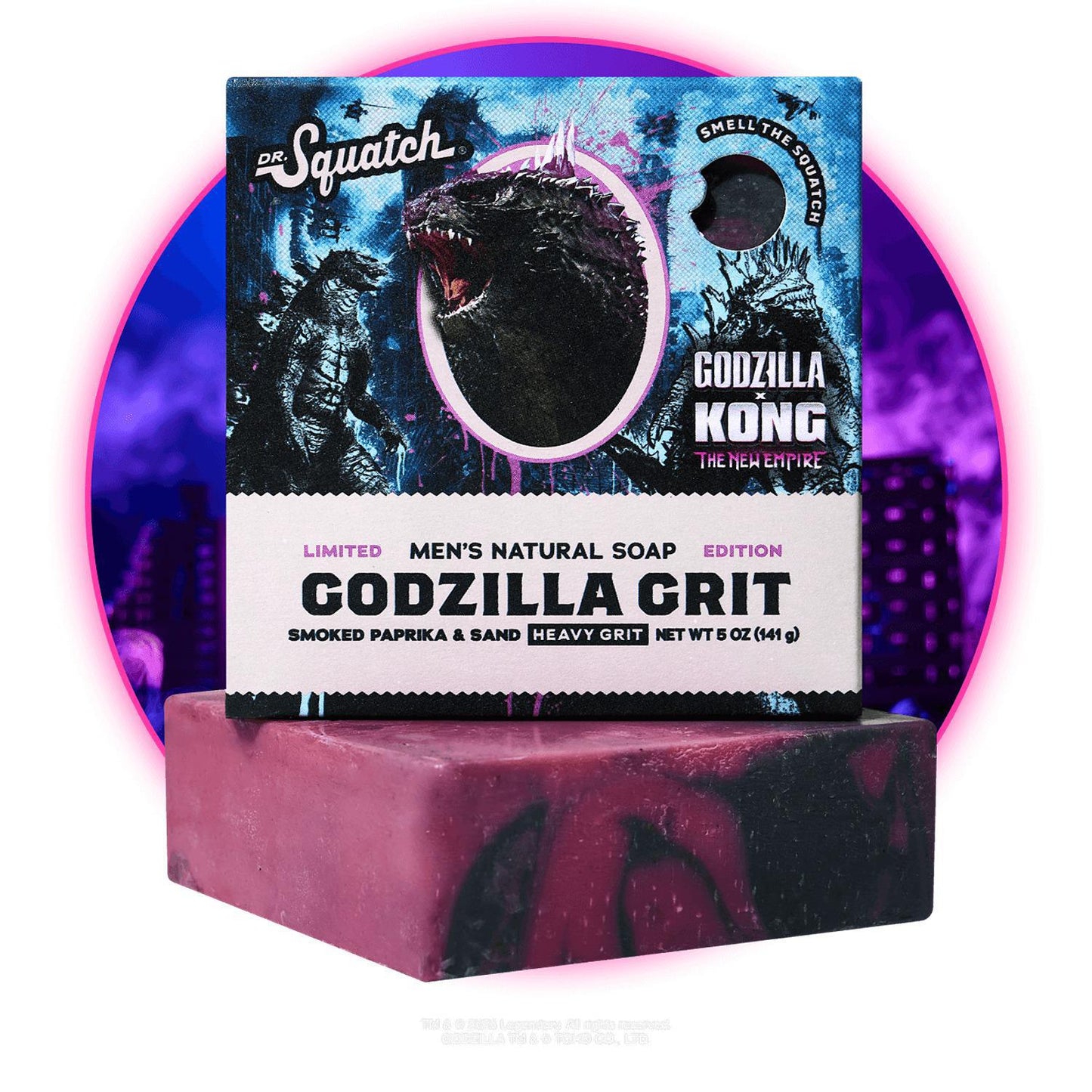 Dr. Squatch - Godzilla Grit Bar Soap 5 oz - WH-BAR-GDG-01