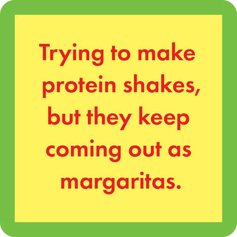 Drinks On Me: Coaster: Protein Shakes 1155