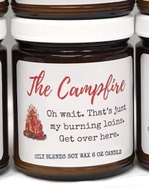 Oily Blends - Sex Candles - The Campfire/The Tundra 6 oz