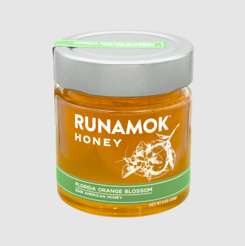 Runamok - Florida Orange Blossom Honey 9 oz - RMK0419