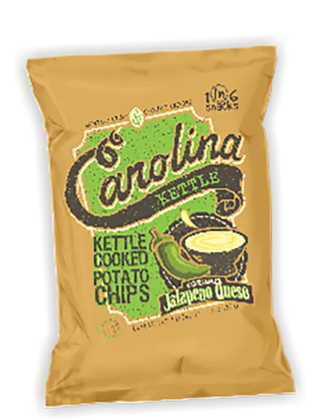 1 in 6 Snacks Carolina Kettle - Chips - Cozumel Jalapeno Queso, 5oz DISCO