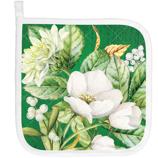 Michel Design Works - Winter Blooms Potholder 843395