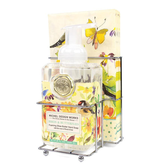 Michel Design Works - Birds & Butterflies Foaming Soap Napkin Set DSP371