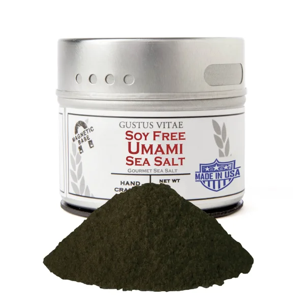 Gustus Vitae Soy-Free Umami Sea Salt - Tin