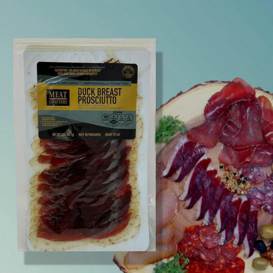 MeatCrafters Inc. - Classic Dry-Cured Moulard - Duck Breast Prosciutto Pre-Sliced 2 oz - 120S-10