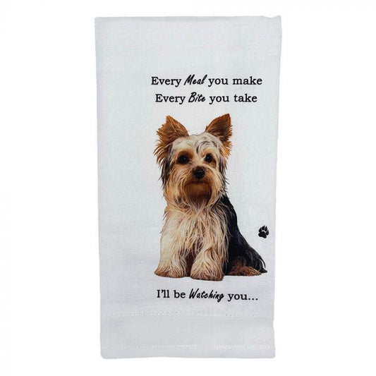 E&S Pets - Yorkie Kitchen Towel 711-46