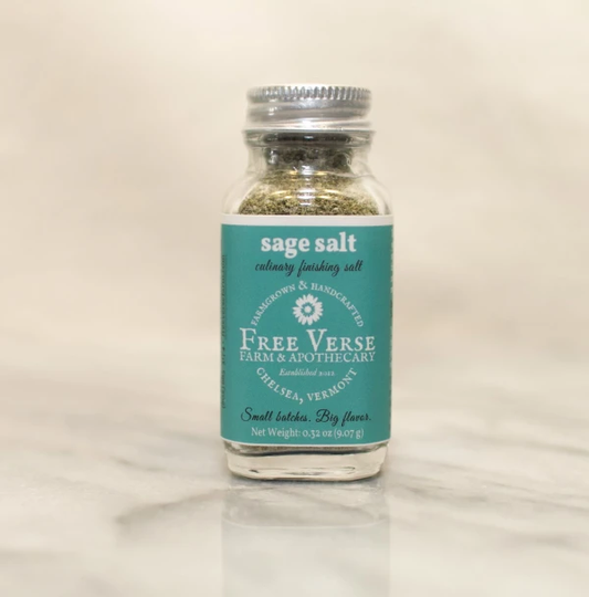 Free Verse Farm & Apothecary Sage Salt - 0.32 oz bottle DISCO