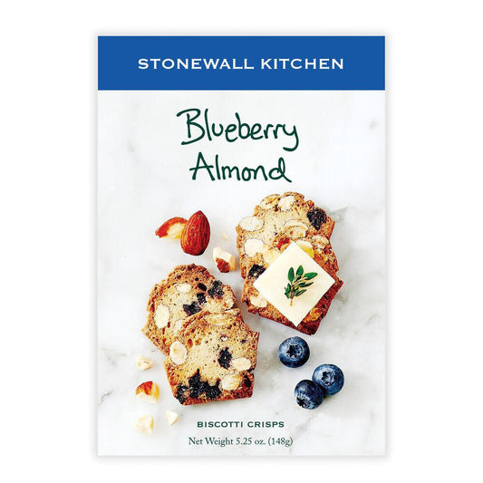 Stonewall Kitchen Blueberry Almond Biscotti Crisps 5.25 oz box 553192 DISCO