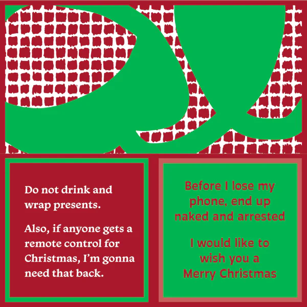 Drinks On Me: Napkins:  Xmas Lose Phone Pack of 20, 7053