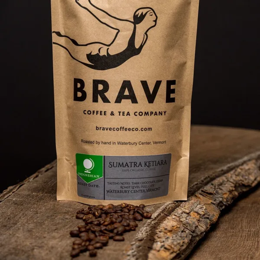 Brave Coffee and Tea Organic Sumatra Ketiara 12oz DISCO