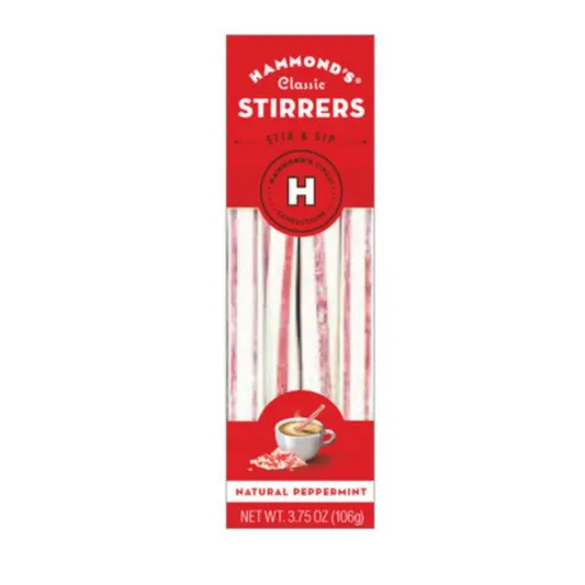 Hammond's Candies - Sugar Cocoa Stirrers - Peppermint