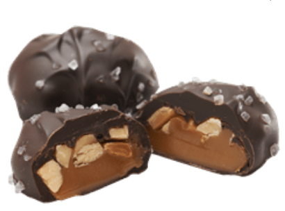 Abdallah Candies - Almond Sea Salt Alligators - Dark Chocolate - 2445L