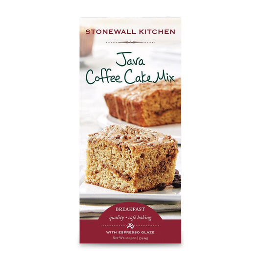 Stonewall Kitchen - Java Coffee Cake Mix with Espresso Glaze 20.25 oz box 553195 DISCO