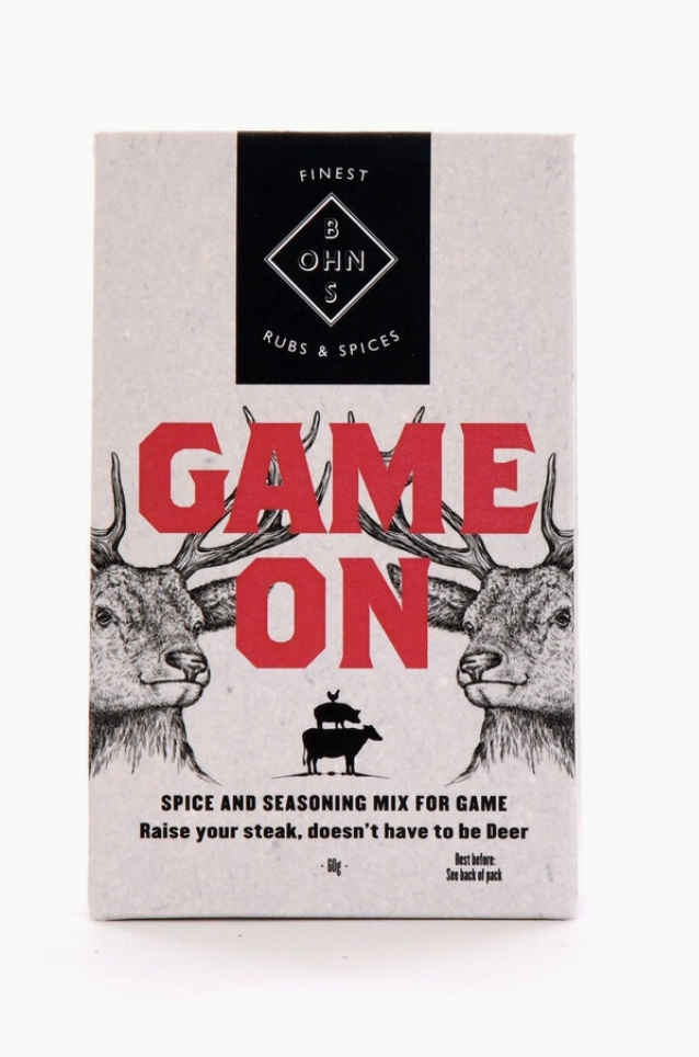 BOHNS - Game On : Dry Meat Rub 100g DISCO