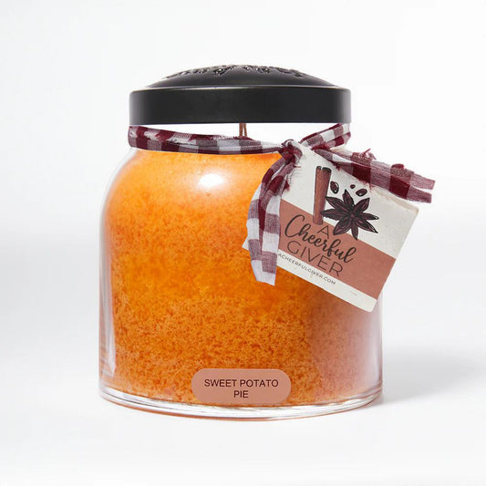 A Cheerful Giver - Sweet Potato Pie - 34 oz Papa Candle - JP182