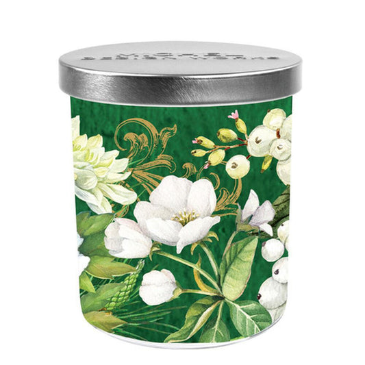 Michel Design Works - Winter Blooms Candle Jar with Lid 831395